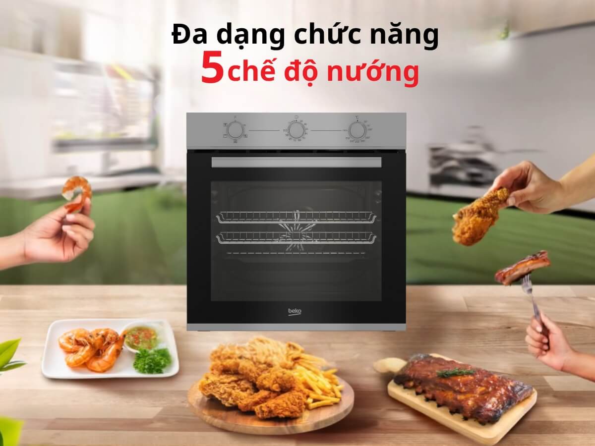 Đa dạng chức năng nấu nướng