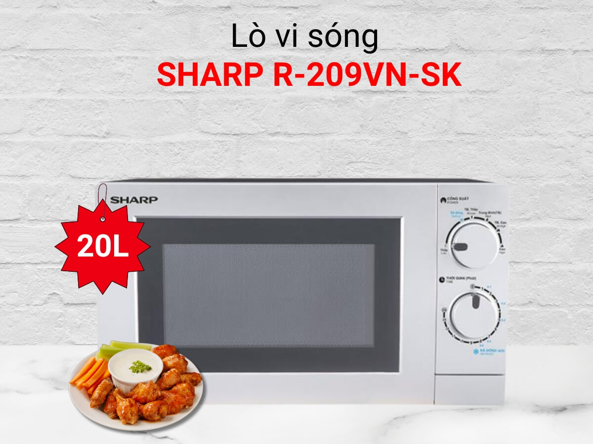 lò vi sóng sharp r-209vn-sk