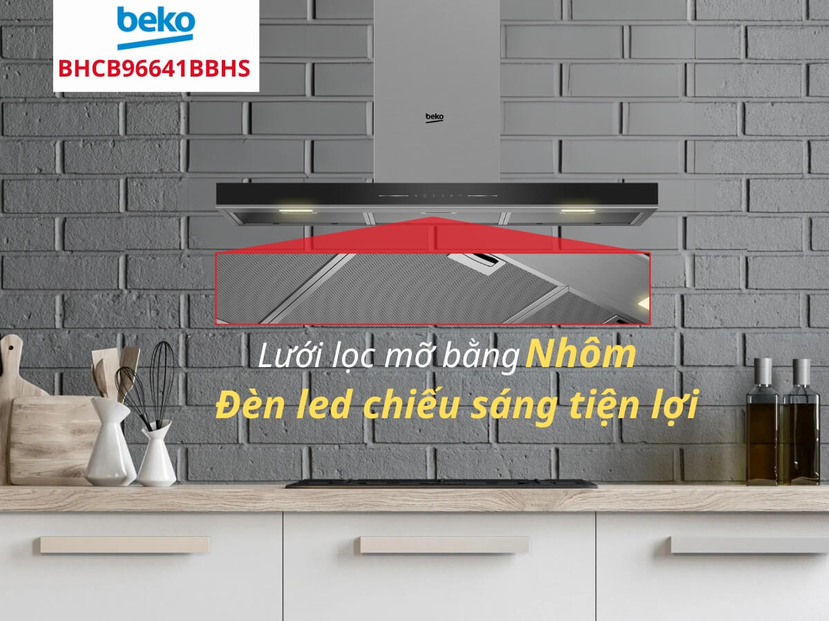 Lưới lọc mỡ bằng nhôm dễ tháo lắp, vệ sinh