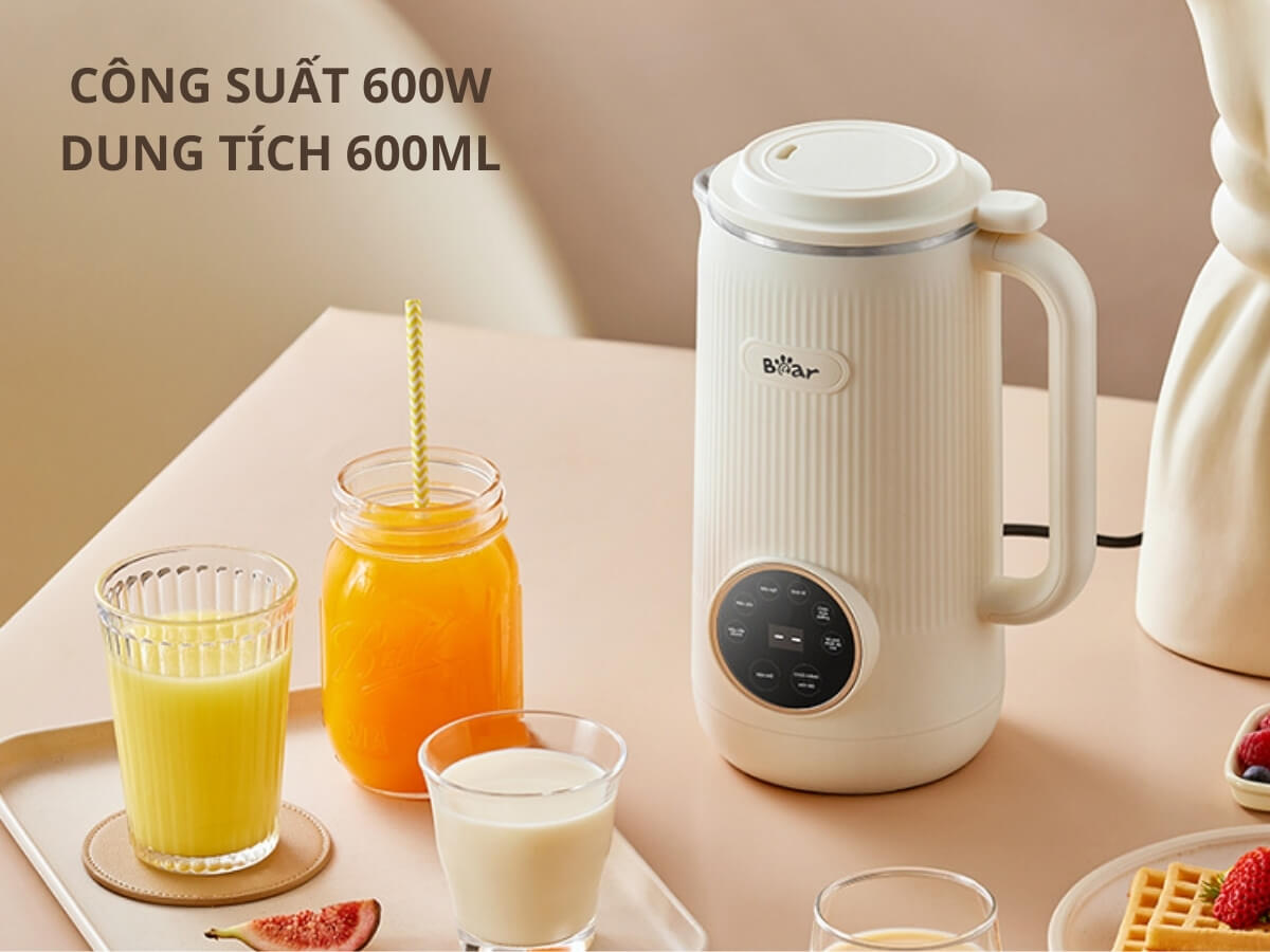 Công suất 600W - dung tích 600ml