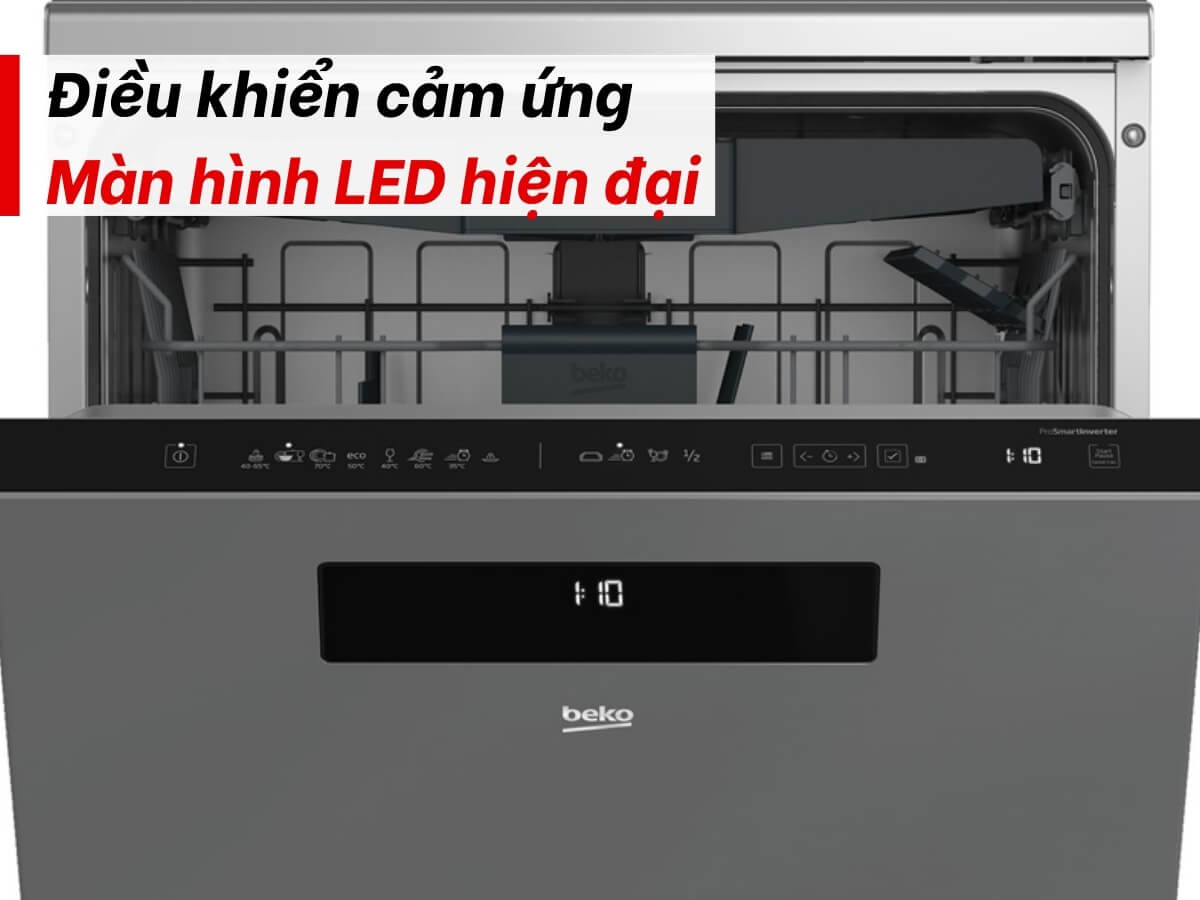 Điều khiển cảm ứng và màn hình LED hiện đại