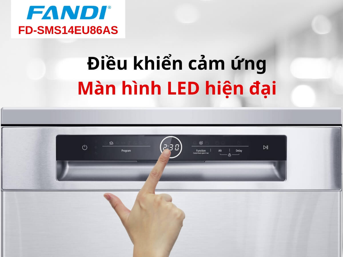 Điều khiển cảm ứng và màn hình LED hiện đại