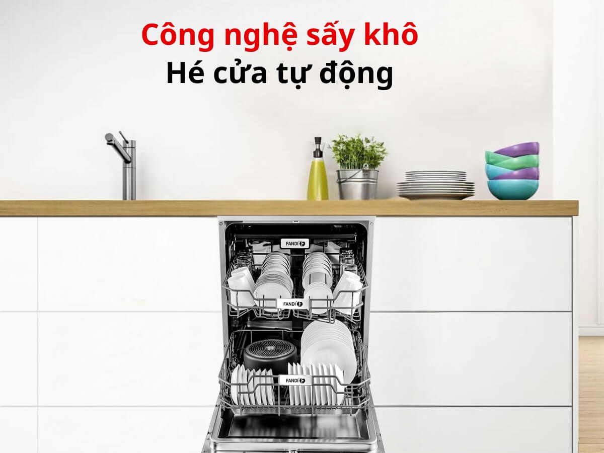 Sấy khô hé cửa tự động