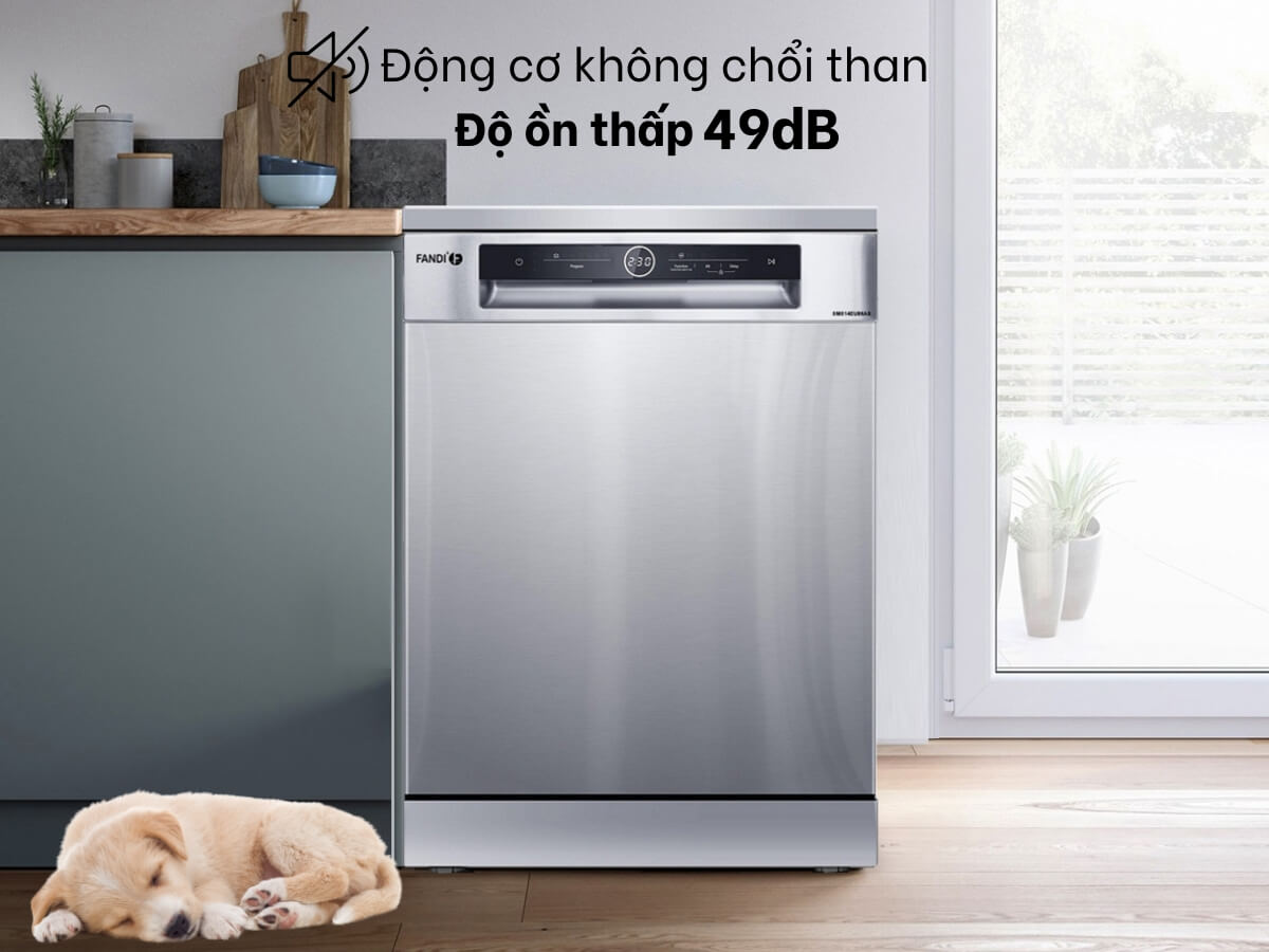 Động cơ không chổi than, độ ồn thấp 49dB
