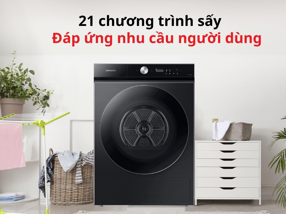 Đa dạng chương trình sấy đáp ứng mọi nhu cầu