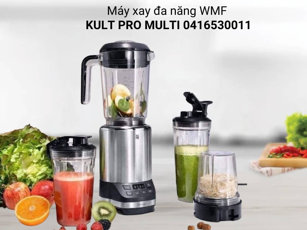 Máy xay đa năng WMF Kult Pro Multi 0416530011 thiết kế hiện đại, dễ sử dụng