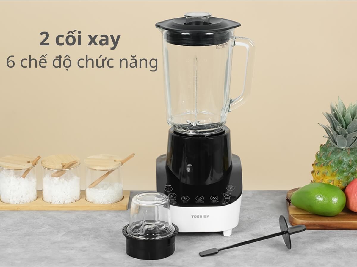 2 cối xay tiện dụng, 6 chế độ chức năng