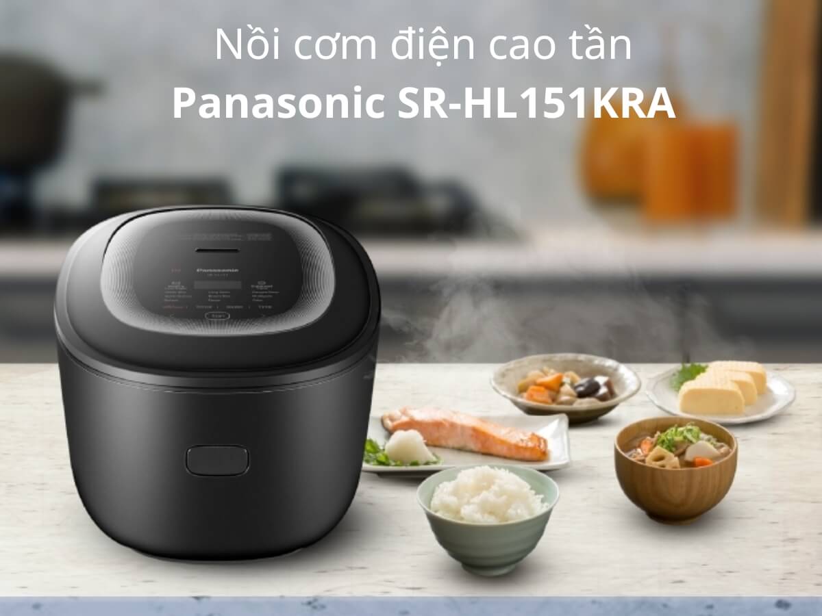 Nồi cơm điện cao tần Panasonic SR-HL151KRA dung tích 1.5 lít, thiết kế sang trọng