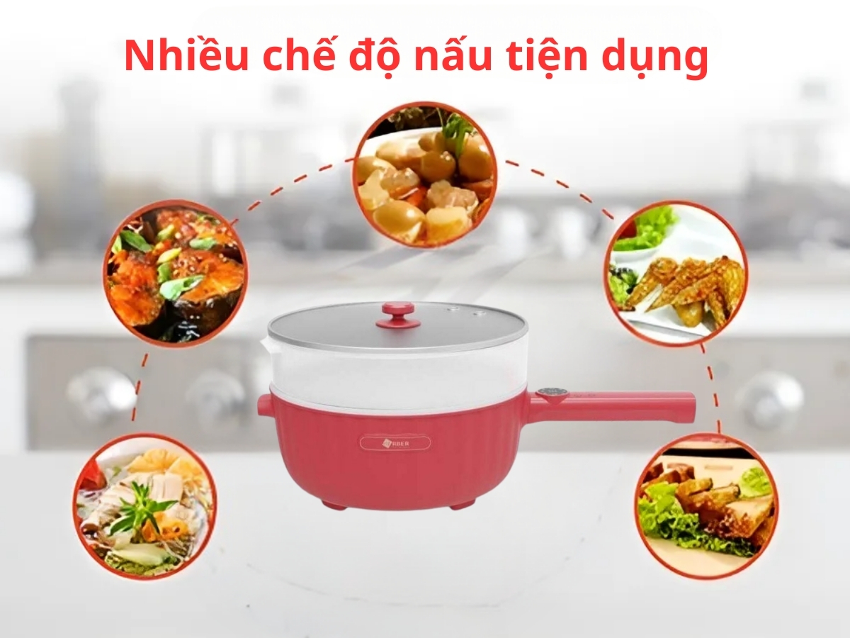 Nhiều chế độ nấu tiện dụng