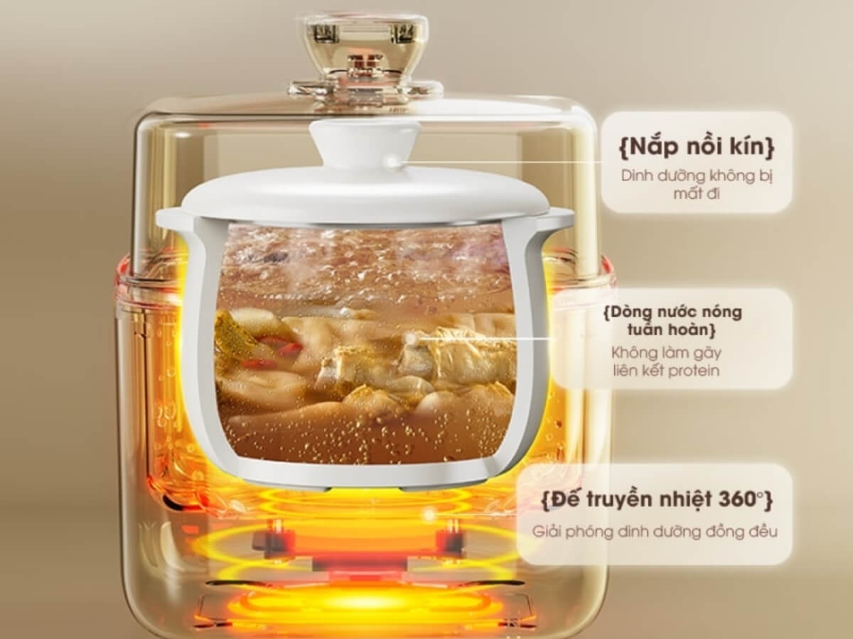 Công nghệ nấu chậm cho món ngon vẹn tròn dưỡng chất