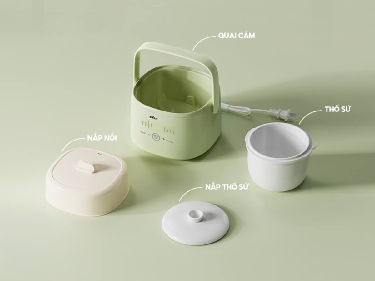 Thố sứ chống dính và an toàn