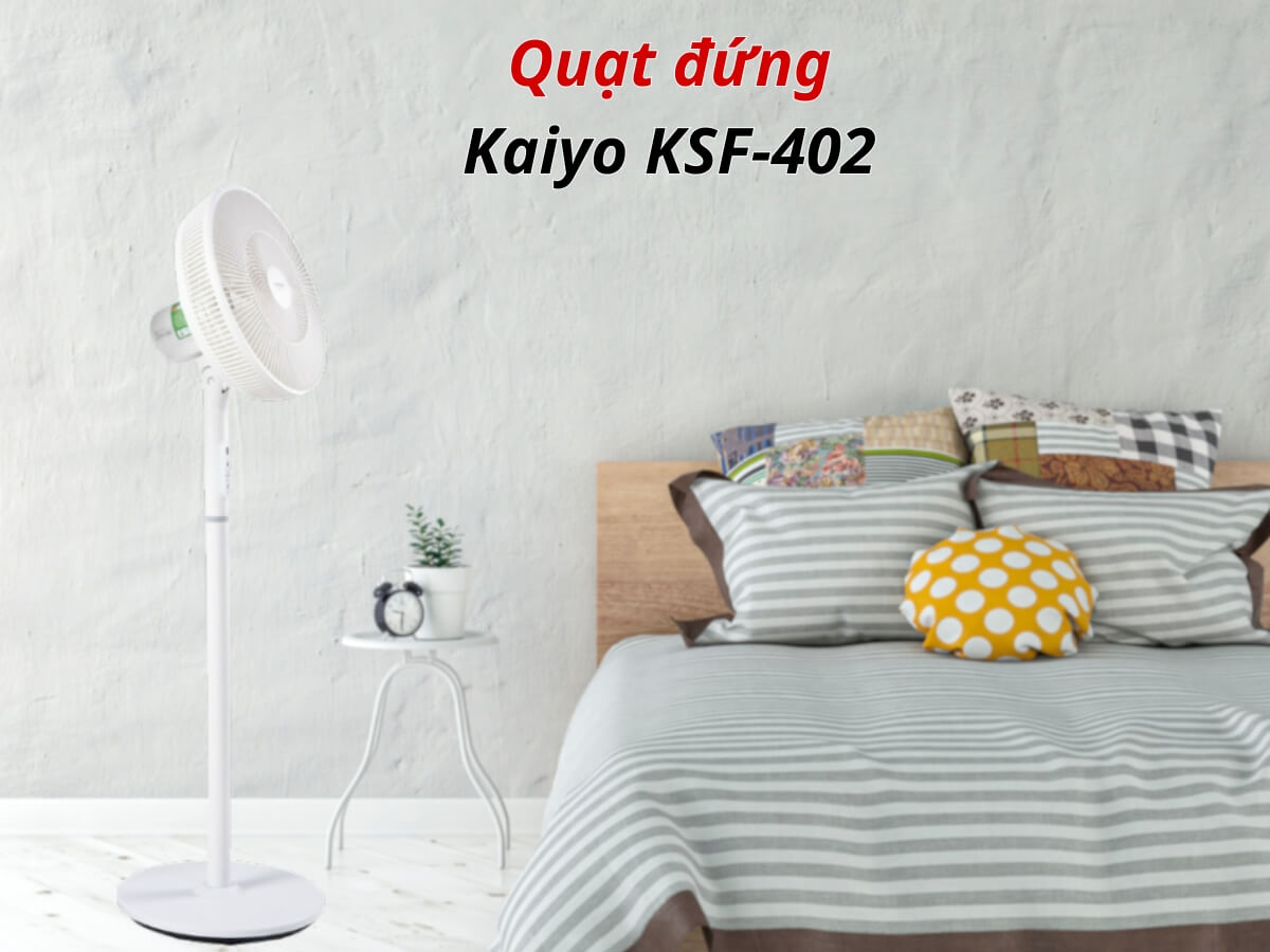 Quạt đứng Kaiyo KSF-402 thiết kế hiện đại, sang trọng