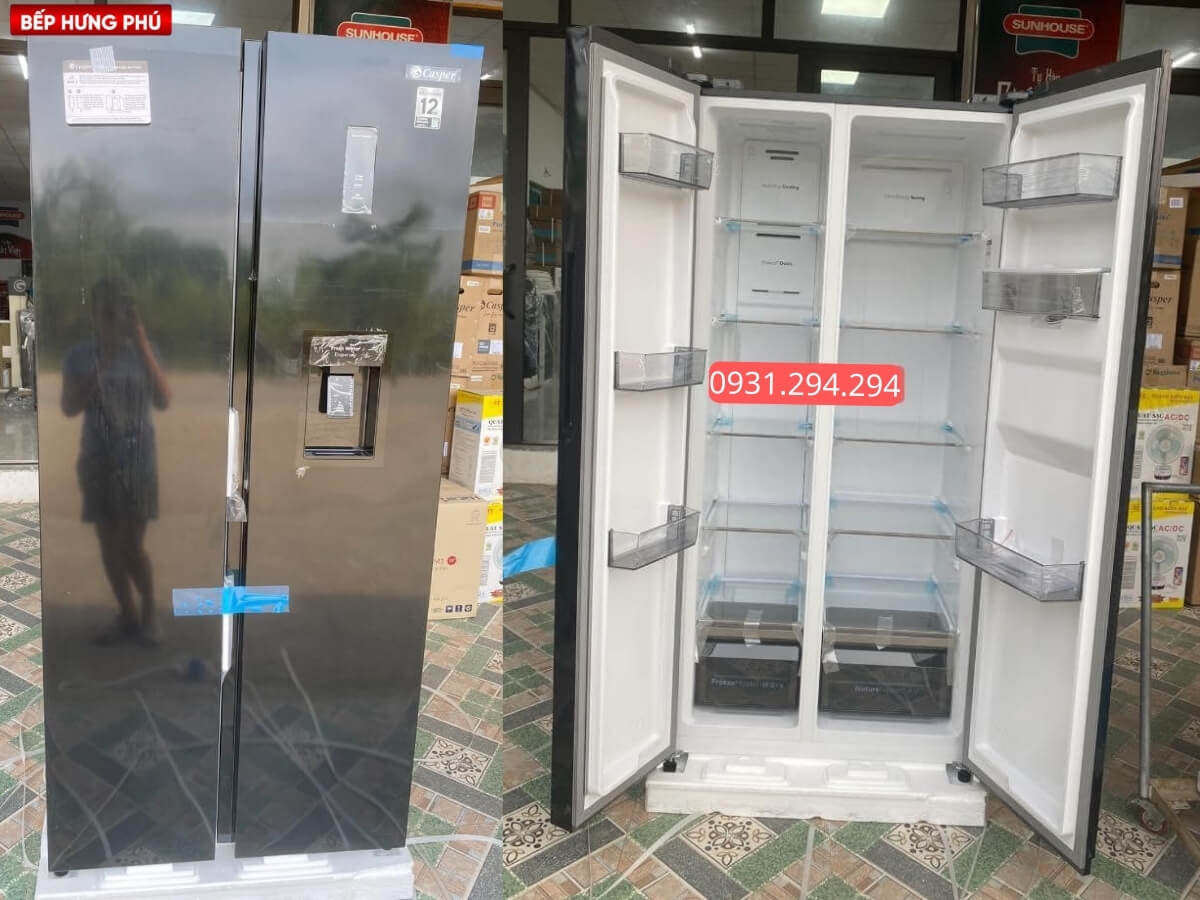 tủ lạnh Casper RS-460PBW