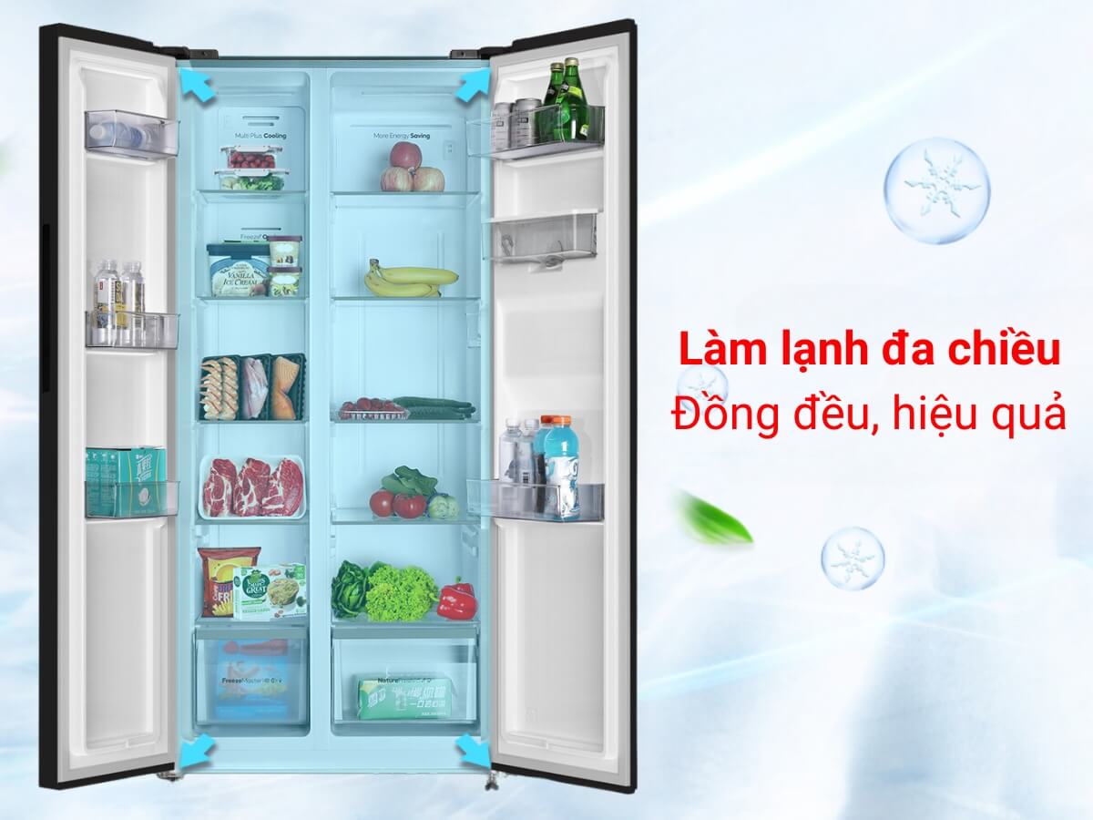 Hệ thống làm lạnh đa chiều làm lạnh đồng đều, hiệu quả