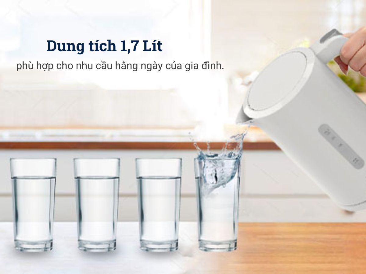 ấm đun nước siêu tốc electrolux 1.7l e2ek1-100w