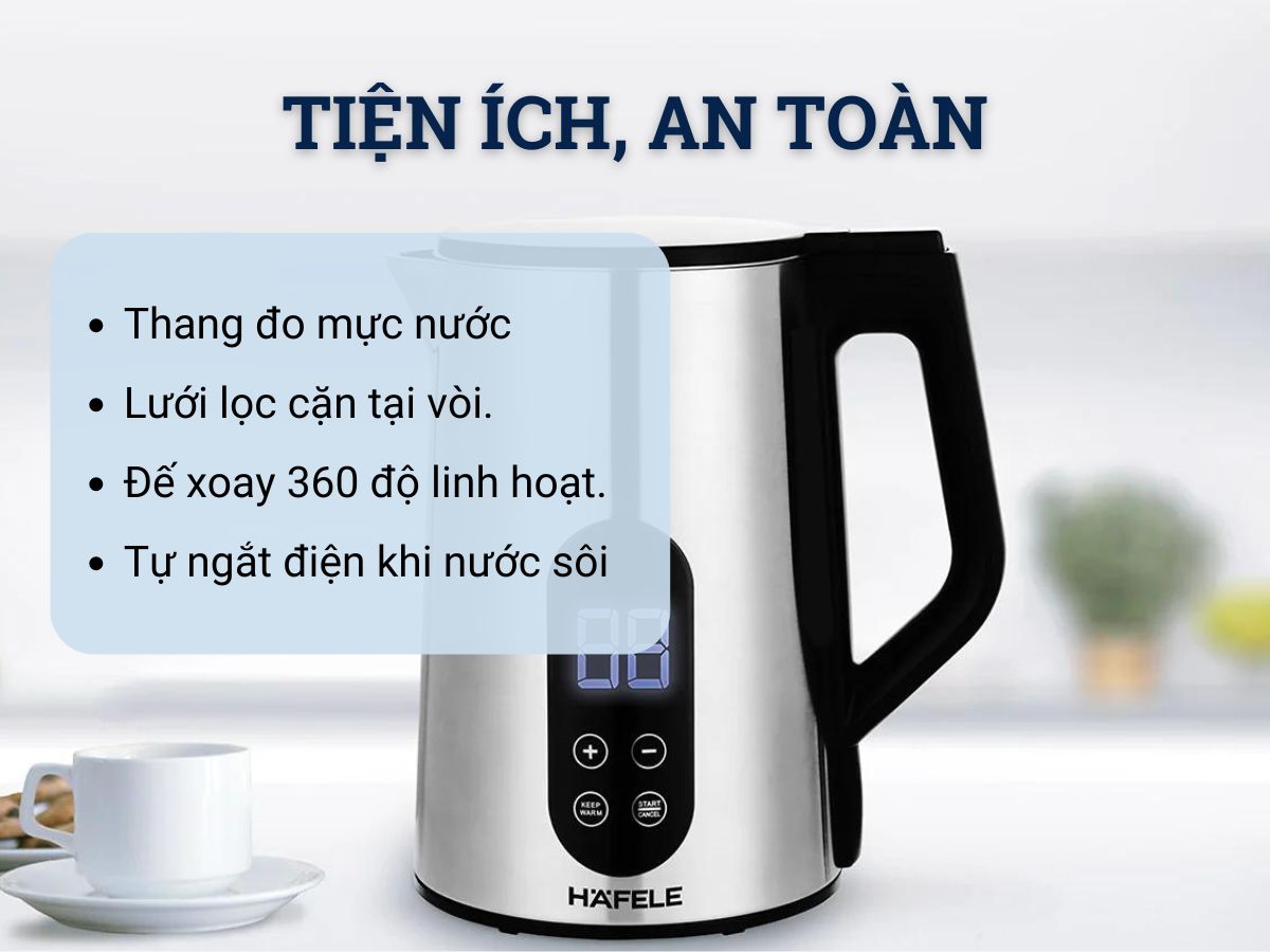 ấm siêu tốc hafele hs-k1707dx