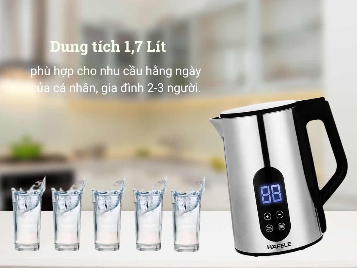 ấm siêu tốc hafele hs-k1707dx