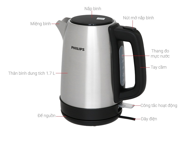 ấm siêu tốc philips hd9350