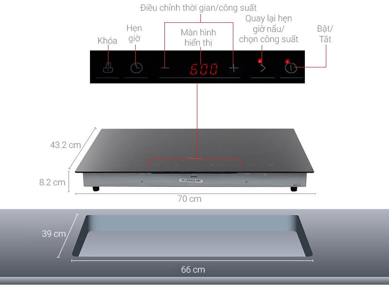 Bếp điện từ Midea MC-IHD361