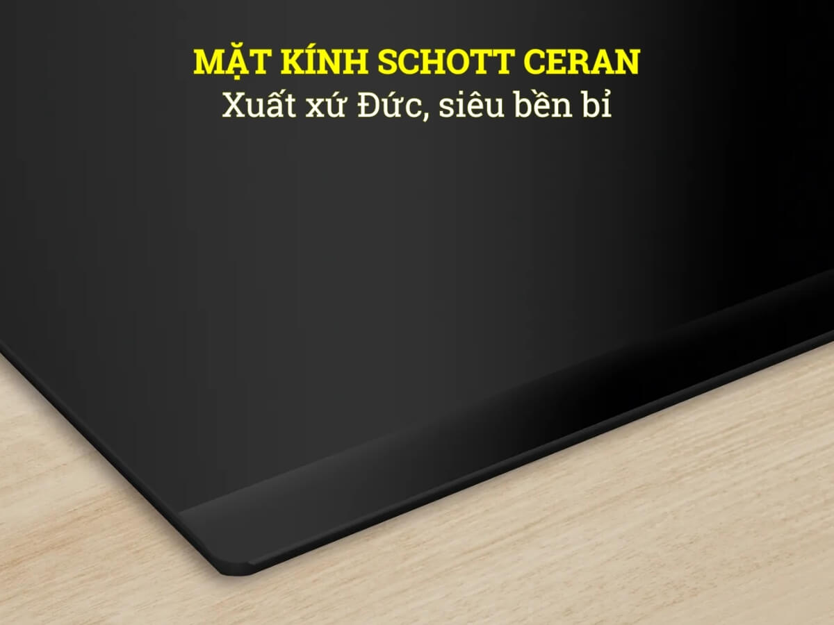 Mặt kính Schott Ceran cao cấp của Đức