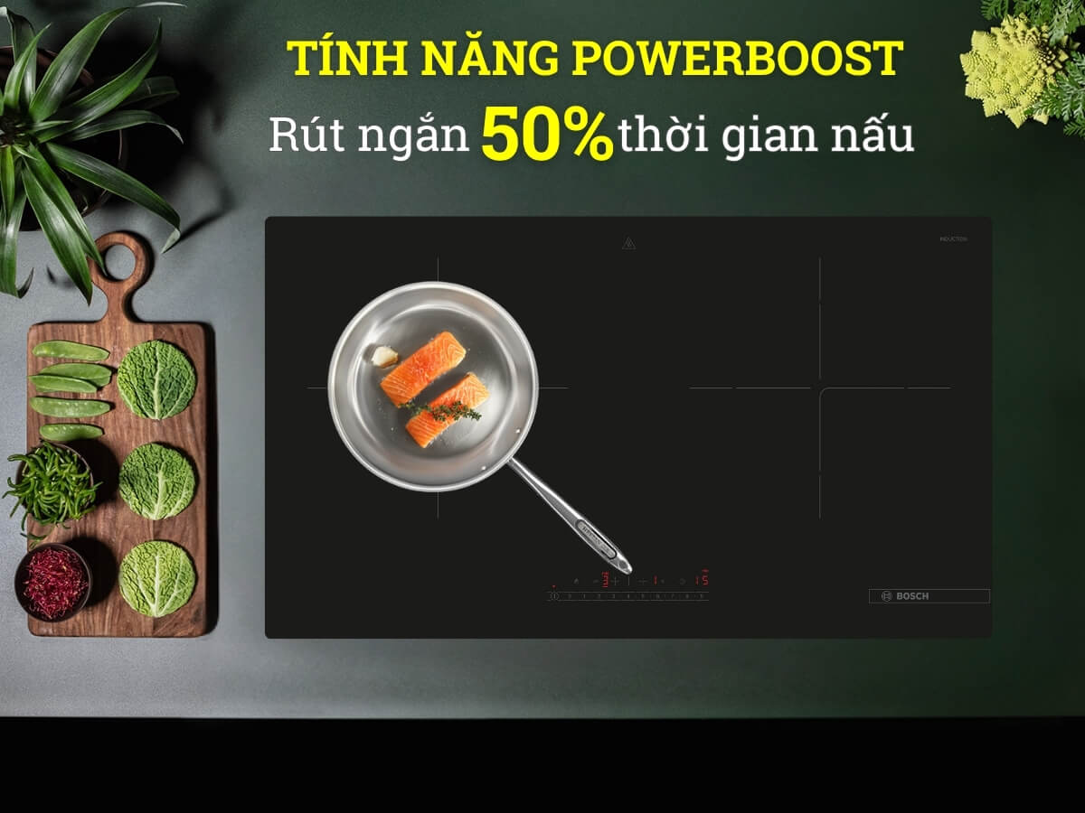 Chức năng gia nhiệt nhanh PowerBoost
