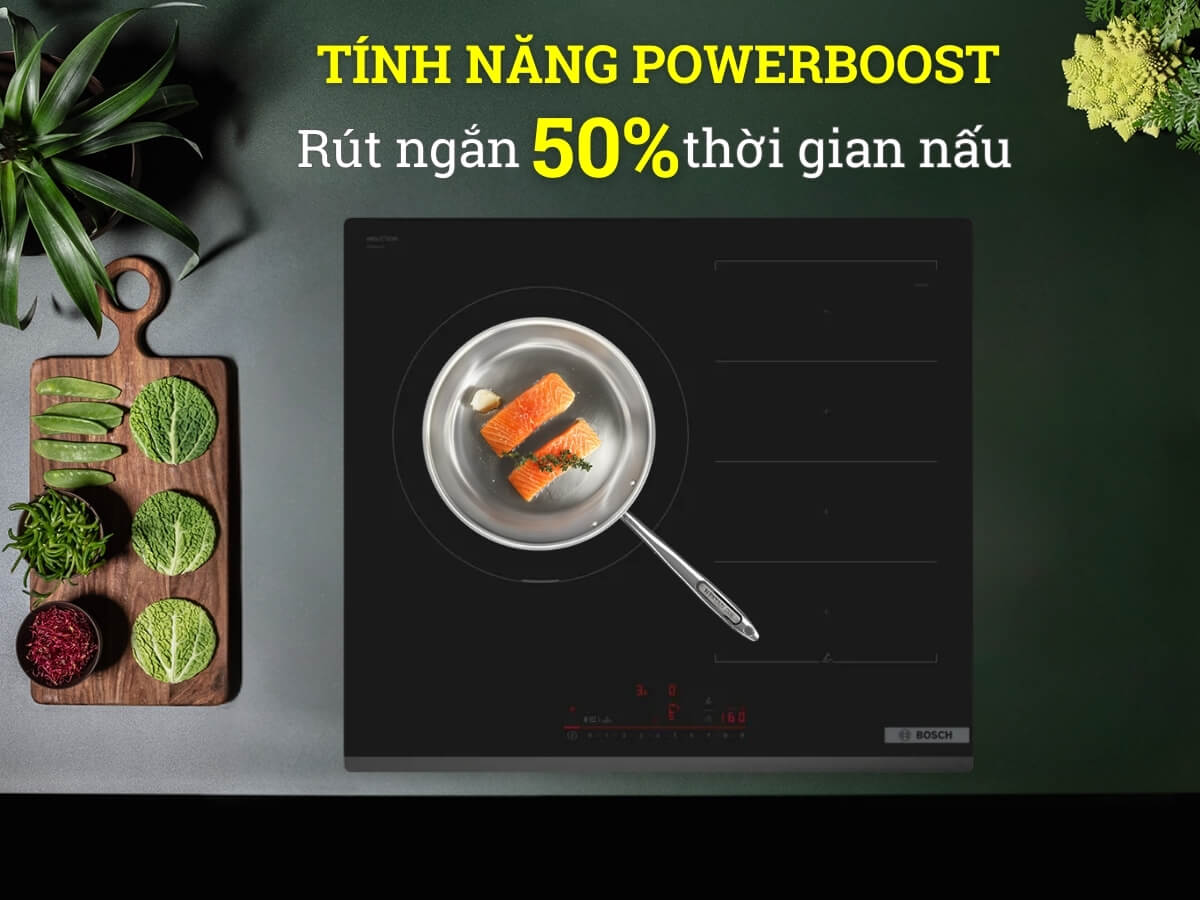 Chức năng gia nhiệt nhanh PowerBoost