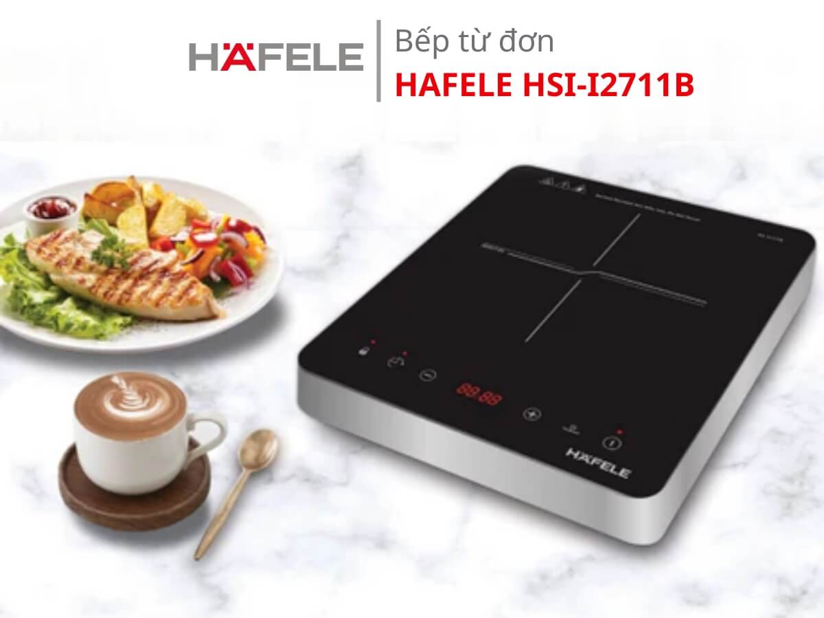 Bếp từ đơn Hafele HSI-I2711B thiết kế nhỏ gọn, hiện đại