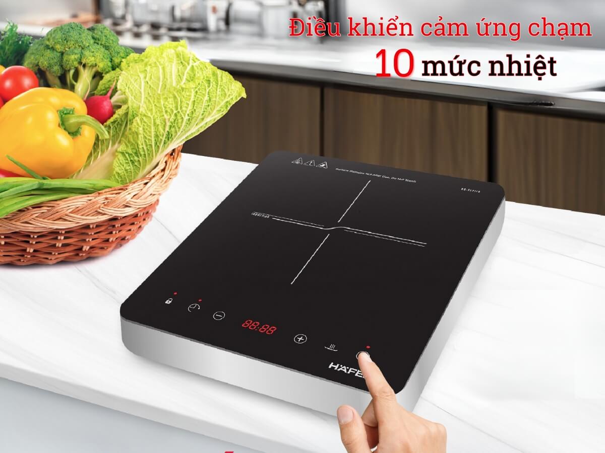 Điều khiển cảm ứng chạm 10 mức nhiệt