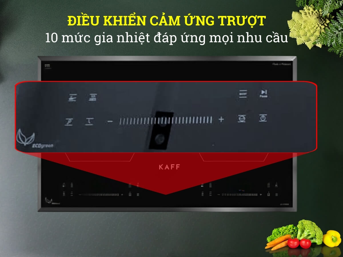 Điều khiển cảm ứng trượt hiện đại, dễ sử dụng