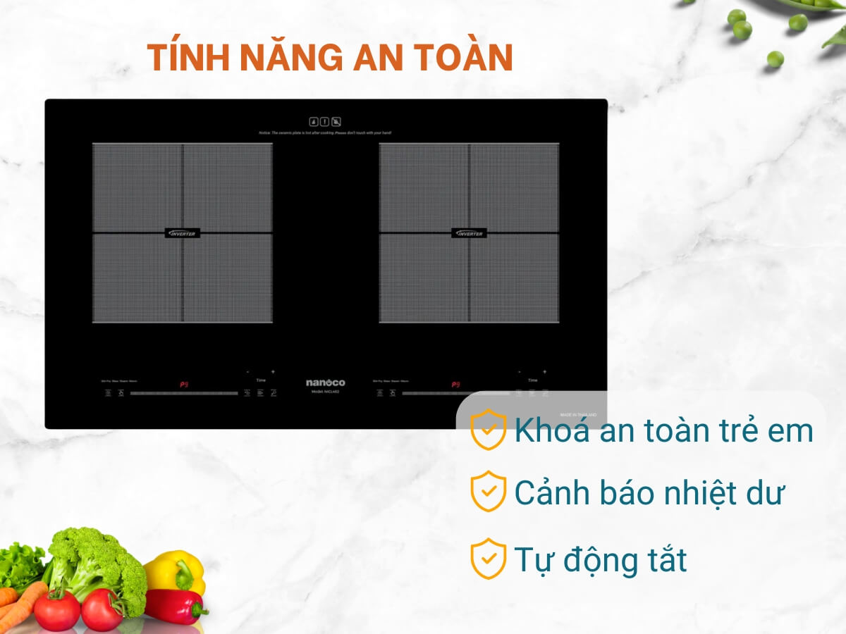 Tính năng an toàn bảo vệ cho cả gia đình