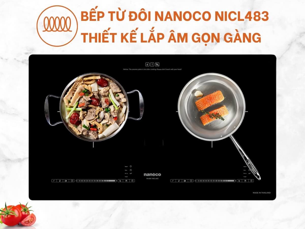 Thiết kế lắp âm gọn gàng, kiểu dáng sang trọng