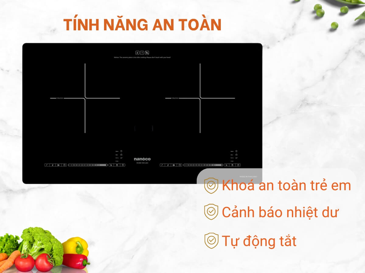 Tính năng an toàn bảo vệ cho cả gia đình