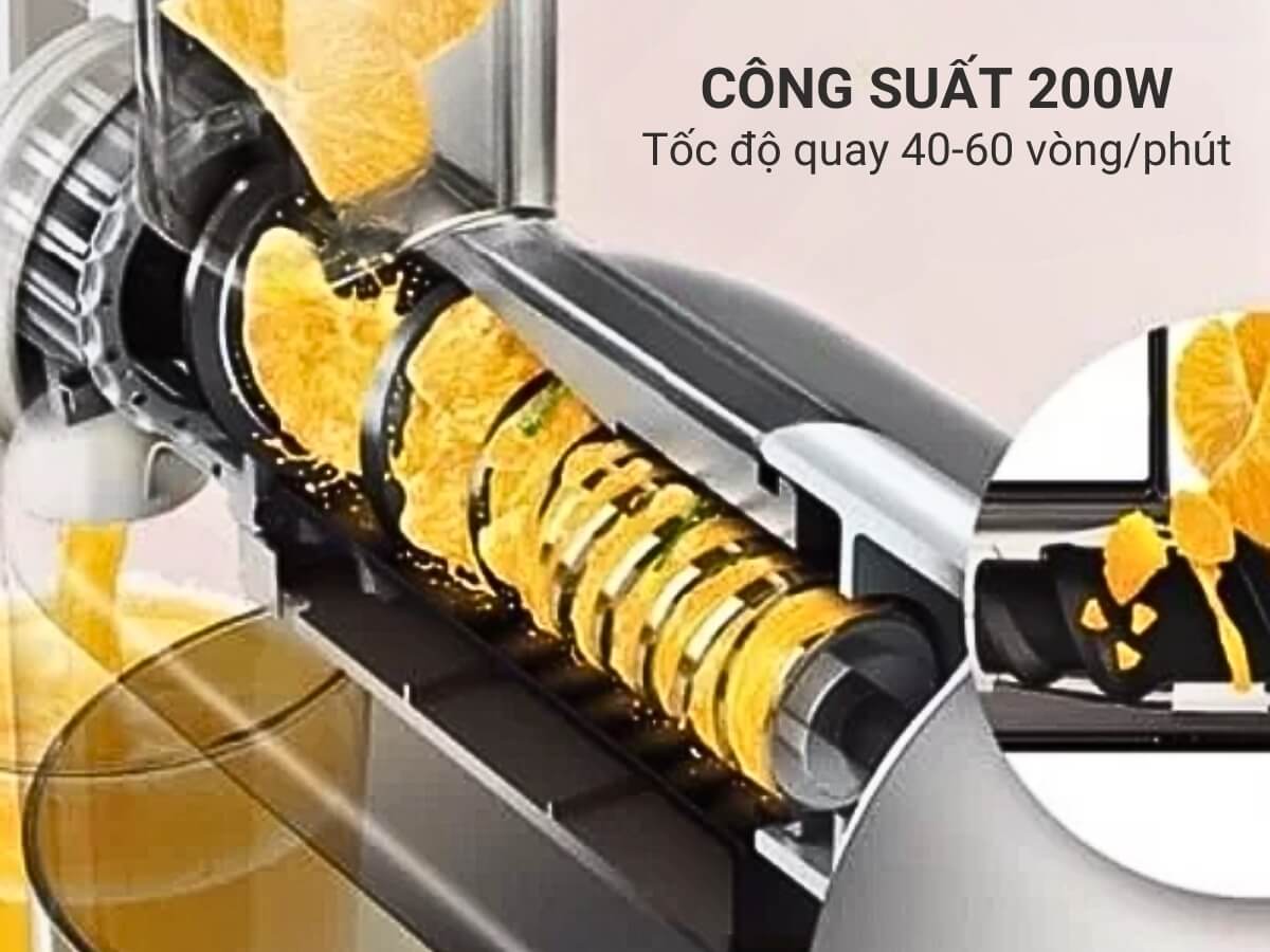 Công nghệ ép chậm hiệu suất cao