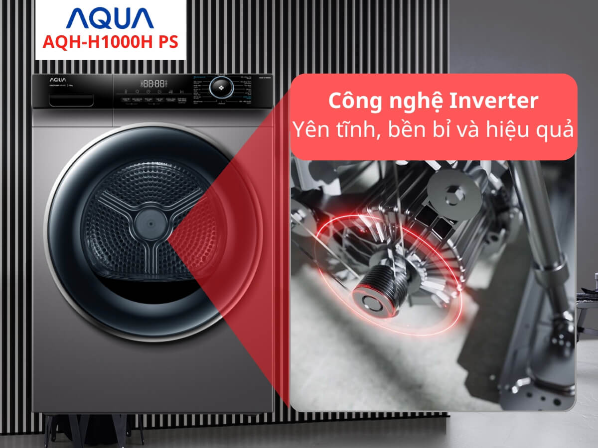 Công nghệ Inverter vận hành êm, tiết kiệm điện
