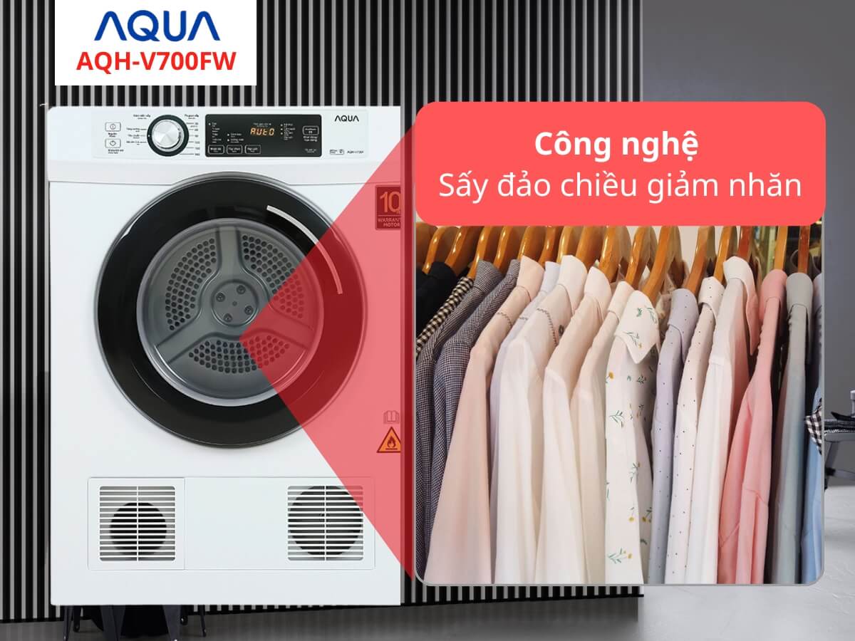 Công nghệ sấy đảo chiều giảm nhăn hiệu quả