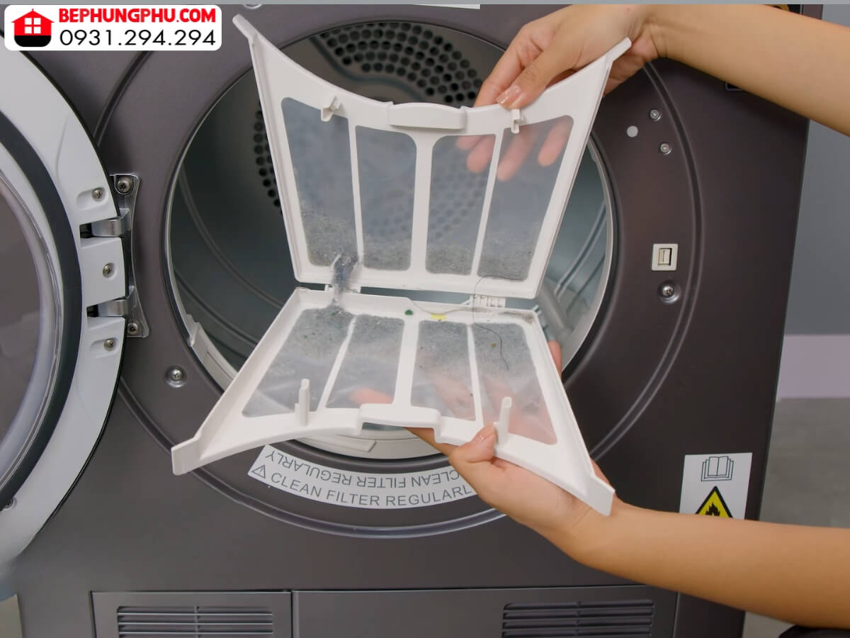 Lưới lọc bụi mịn dễ dàng vệ sinh