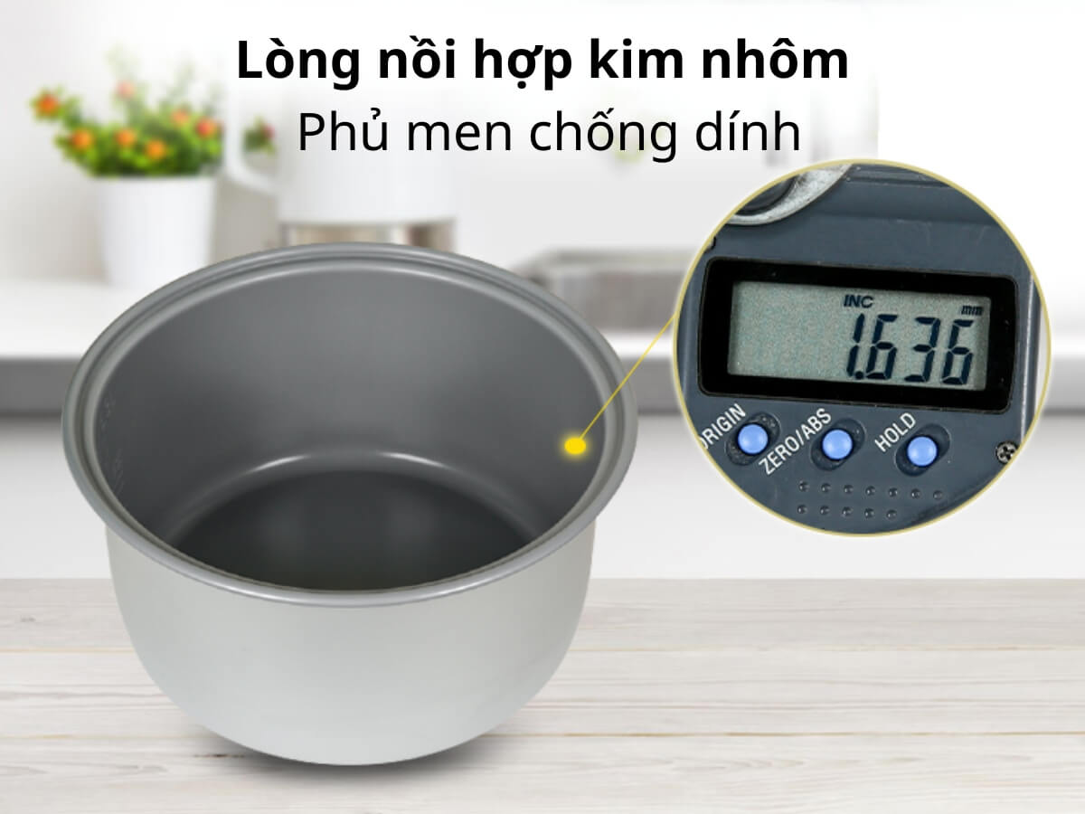 Lòng nồi hợp kim nhôm tráng men chống dính