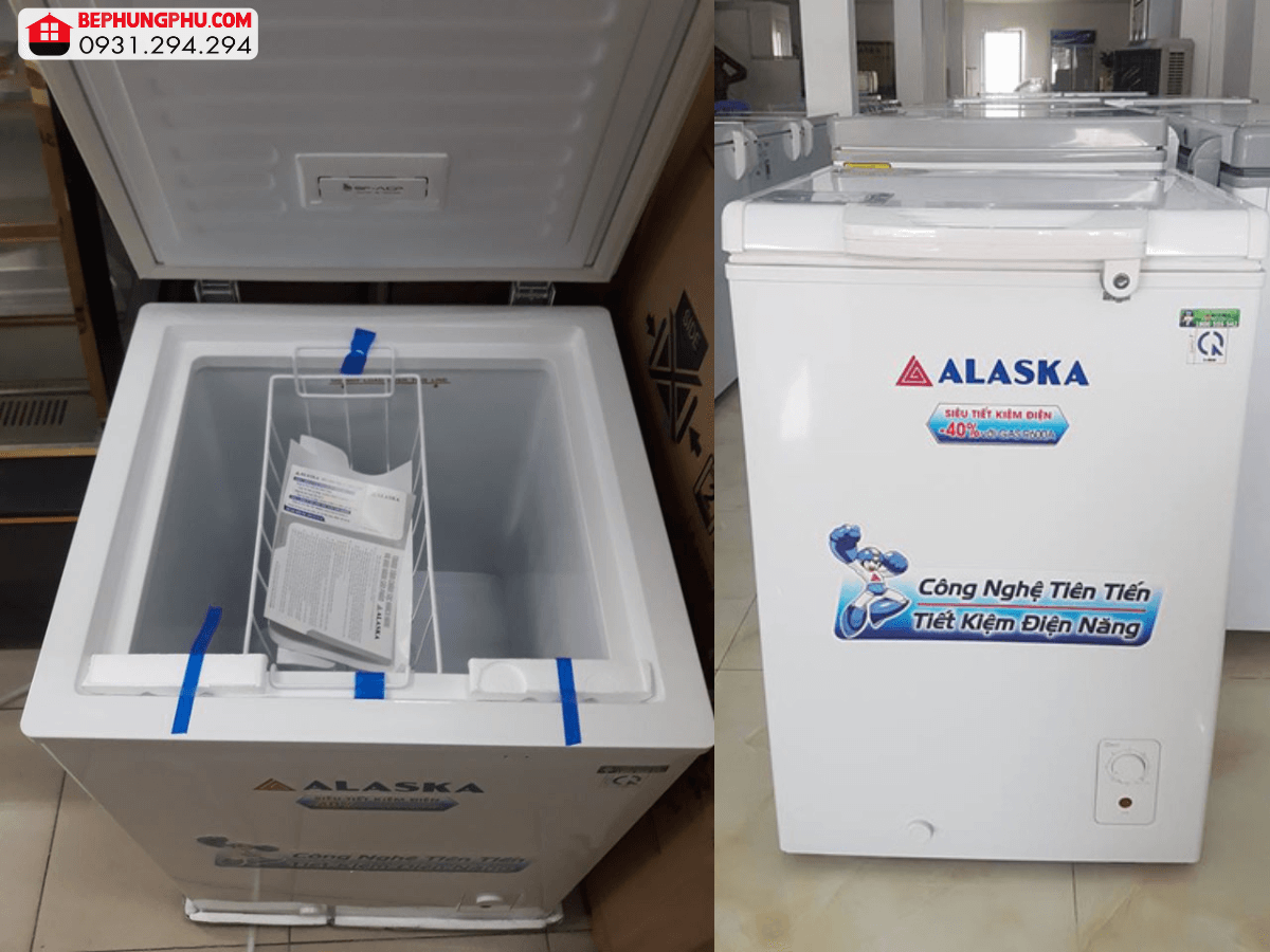 tủ đông alaska bd-150 103l