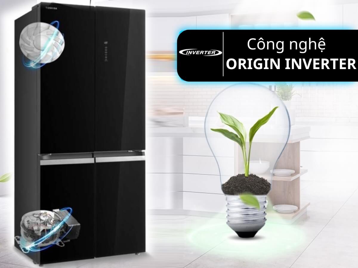 Công nghệ Origin Inverter tiết kiệm điện, vận hành êm