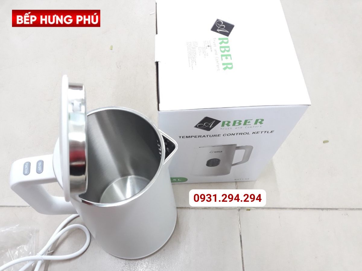 ấm đun nước siêu tốc arber ast1.5a