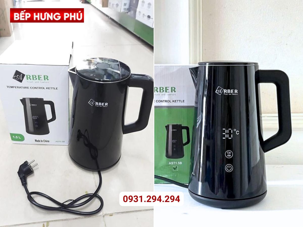 ấm đun nước siêu tốc arber ast1.5b