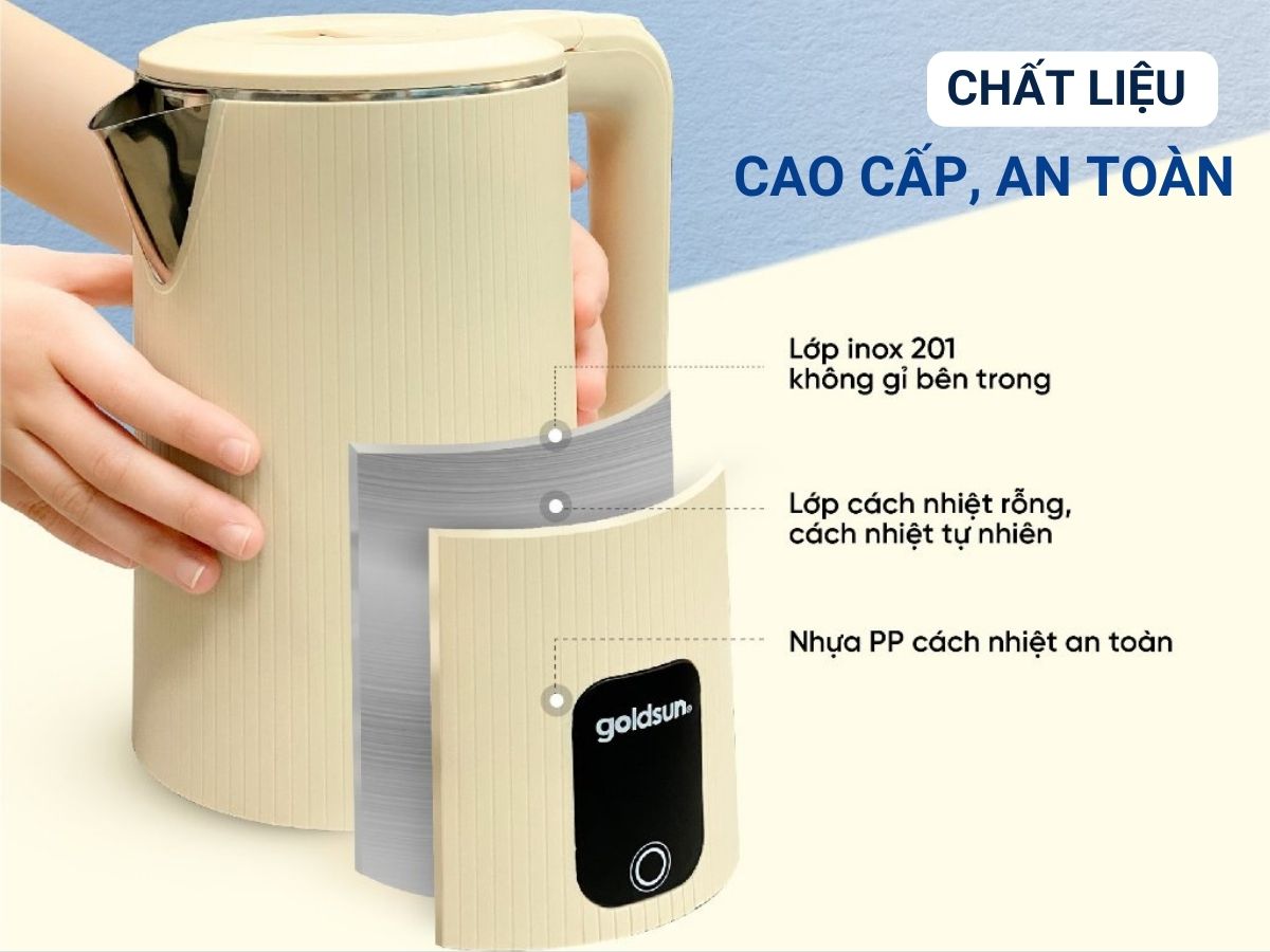 ấm đun nước siêu tốc goldsun gkt2611