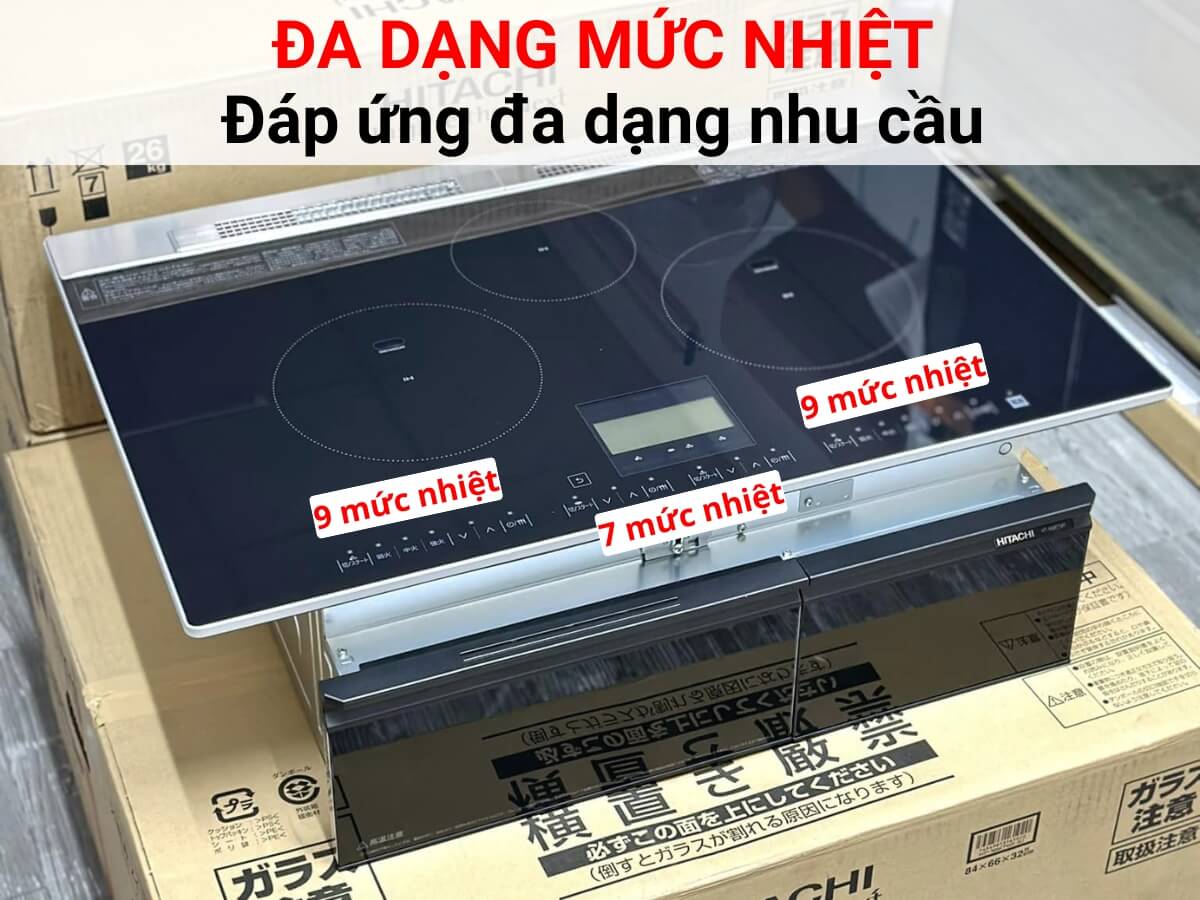 Đa dạng mức nhiệt và chế độ tự động đáp ứng nhu cầu nấu nướng của gia đình