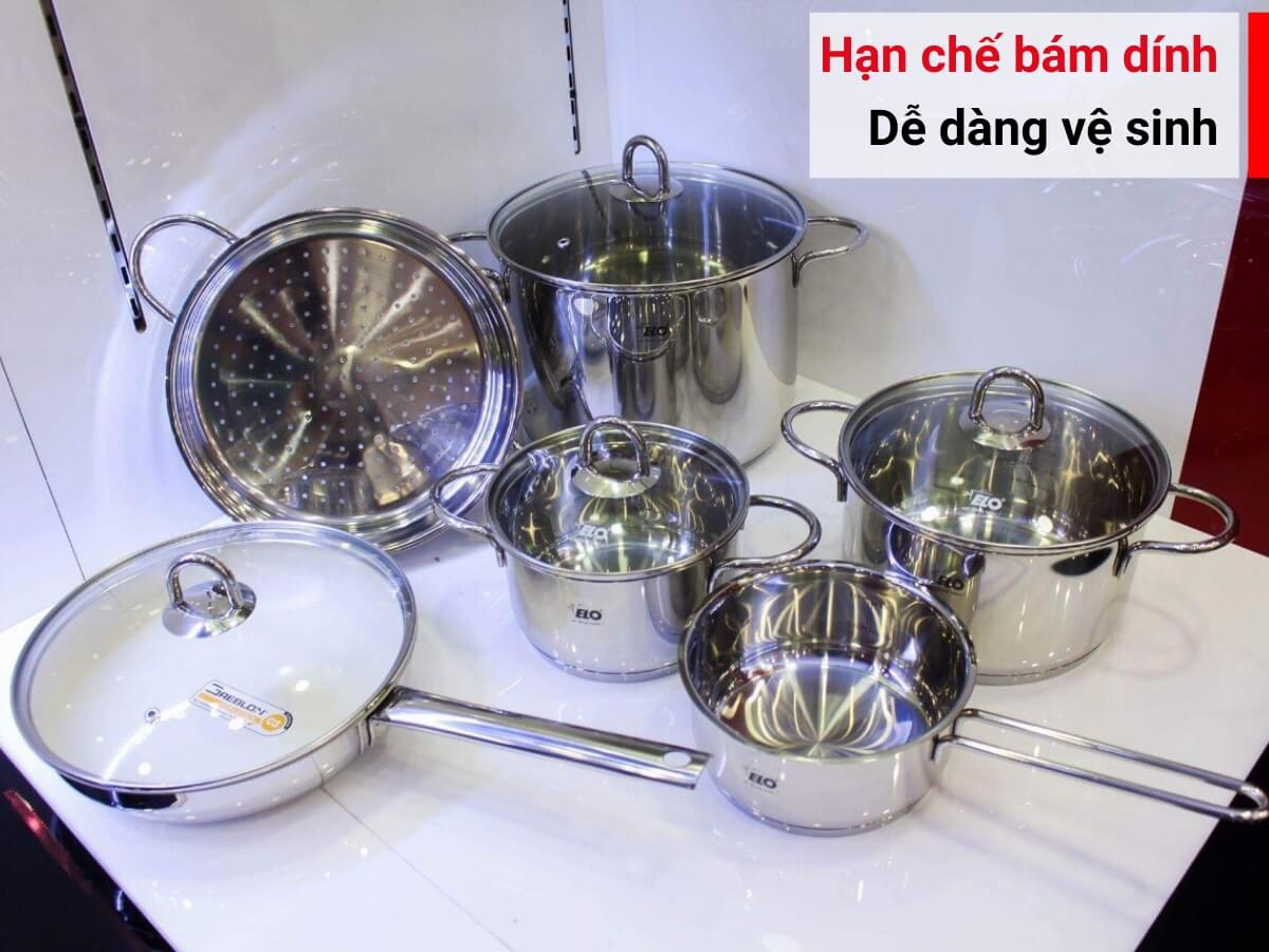 Hạn chế bám dính, dễ dàng vệ sinh