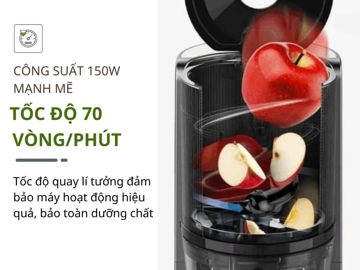 Máy ép chậm Hurom H420 thiết kế hiện đại, thanh lịch