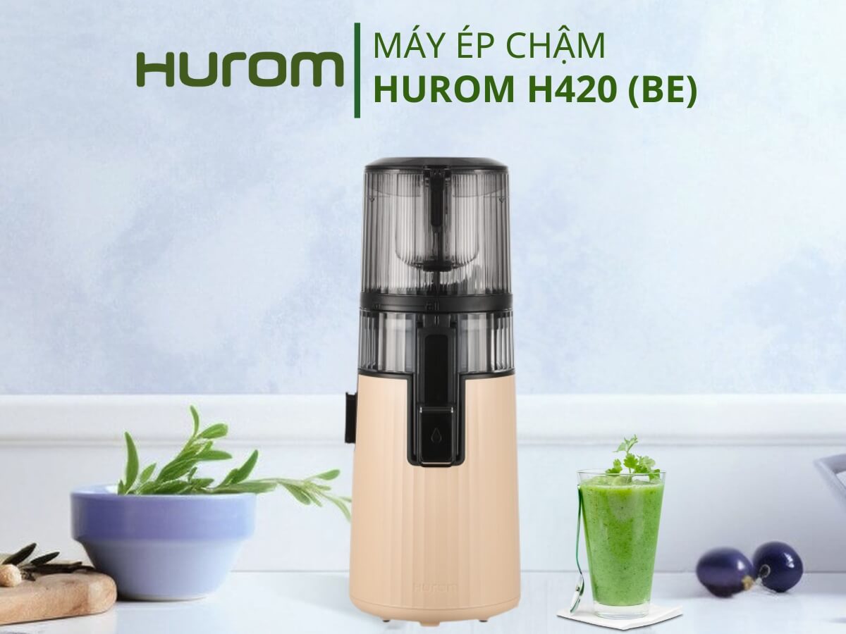 Máy ép chậm Hurom H420 thiết kế hiện đại, thanh lịch