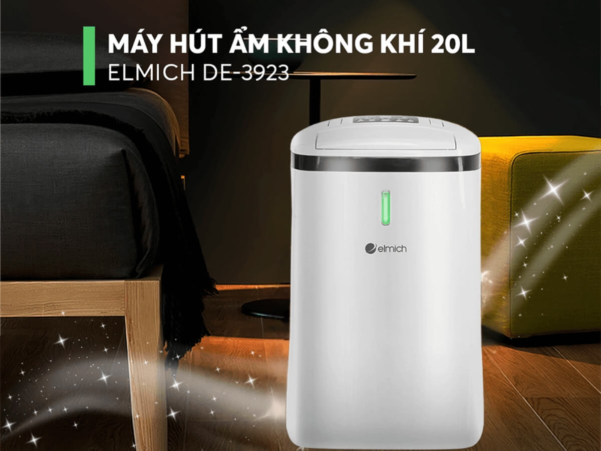 Máy hút ẩm kết hợp lọc không khí 2 trong 1 hiện đại, sang trọng