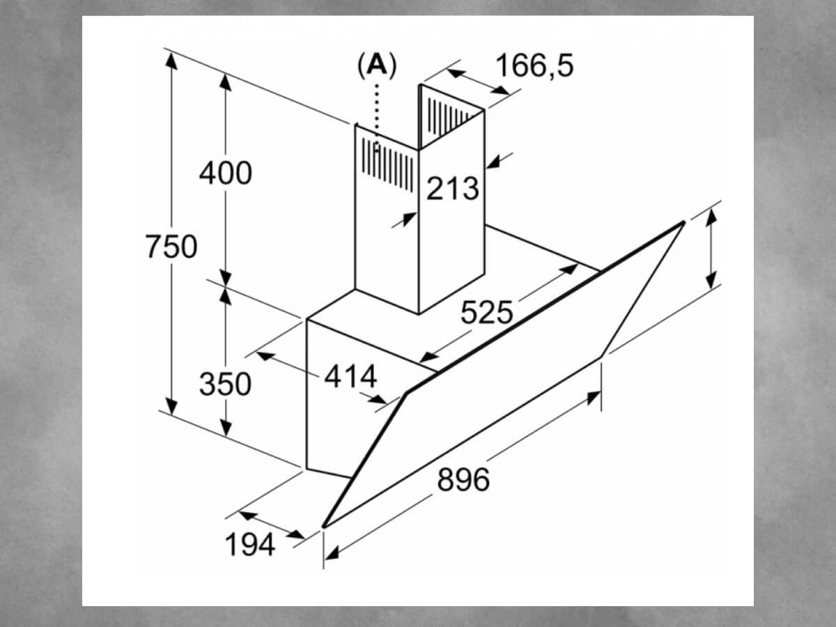 máy hút mùi bosch dwk96pj60t