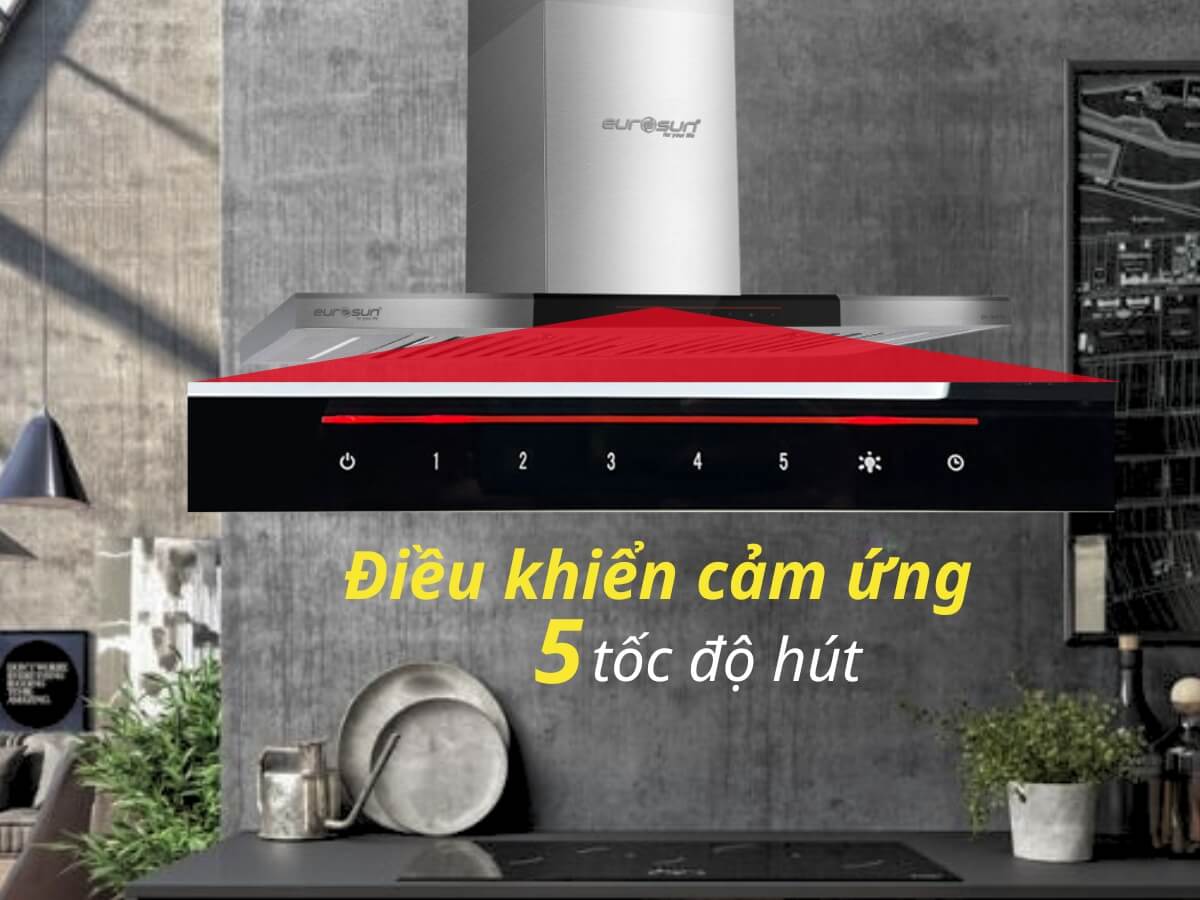Điều khiển cảm ứng 5 tốc độ hút