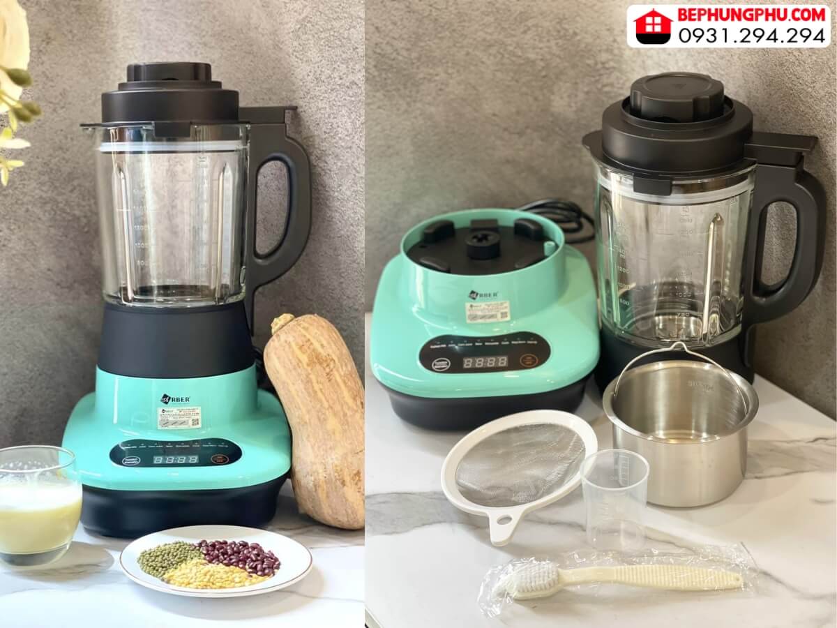 máy làm sữa hạt arber mlsh1.75l green